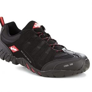 LEE COOPER Unisex LCSHOE008 Lightweight Leather SAFETY TRAINER